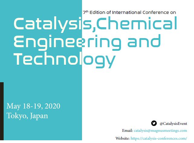 CatalysisEvent's tweet photo. Are you passionate about Catalysis and Chemical Engineering #CCT2020? Get in touch, we are waiting to hear from you! submit your abstract and meet us @CatalysisEvent 

For more details, please visit: https://t.co/EuhlQ5pwI4

#Catalysis2020 #PetrochemistryConferences https://t.co/lUjm2ujt8h
