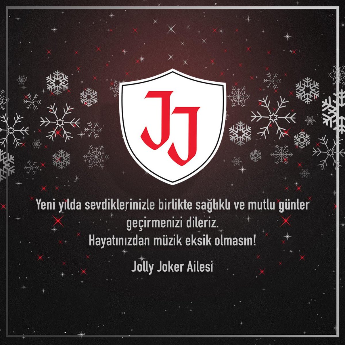 Yeni yılda sevdiklerinizle birlikte sağlıklı ve mutlu günler geçirmenizi dileriz. Hayatınızdan müzik eksik olmasın!