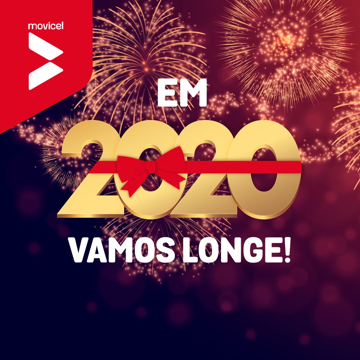 Estamos prontos para mais um ano que se avizinha, cheio de novos desafios e oportunidades. Desejamos um Feliz 2020 para todos e que seja um ano de muitas conquistas.
 #Réveillon #2020 #movicelvamoslonge