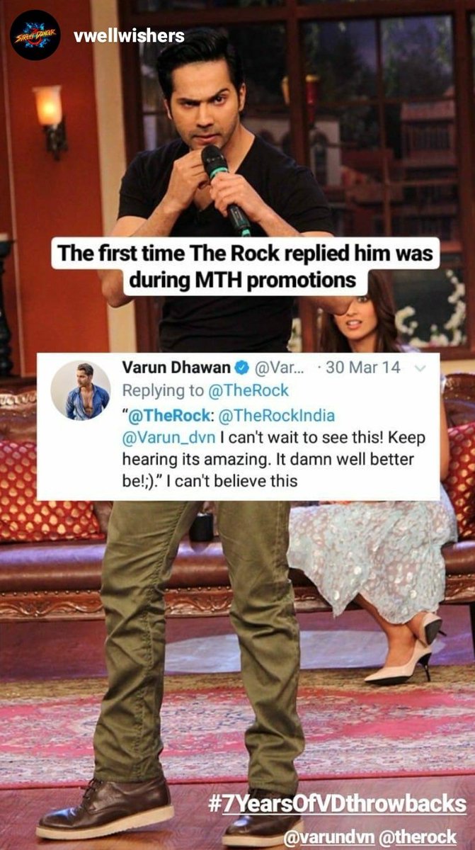 VWellwishers's tweet photo. For #7YearsOfVarunDhawan we did some fun daily quizzes and throwbacks on our Instagram stories.

In case you missed them you can check them out here: https://t.co/eeKnm8nXkS https://t.co/nmxEmw33px