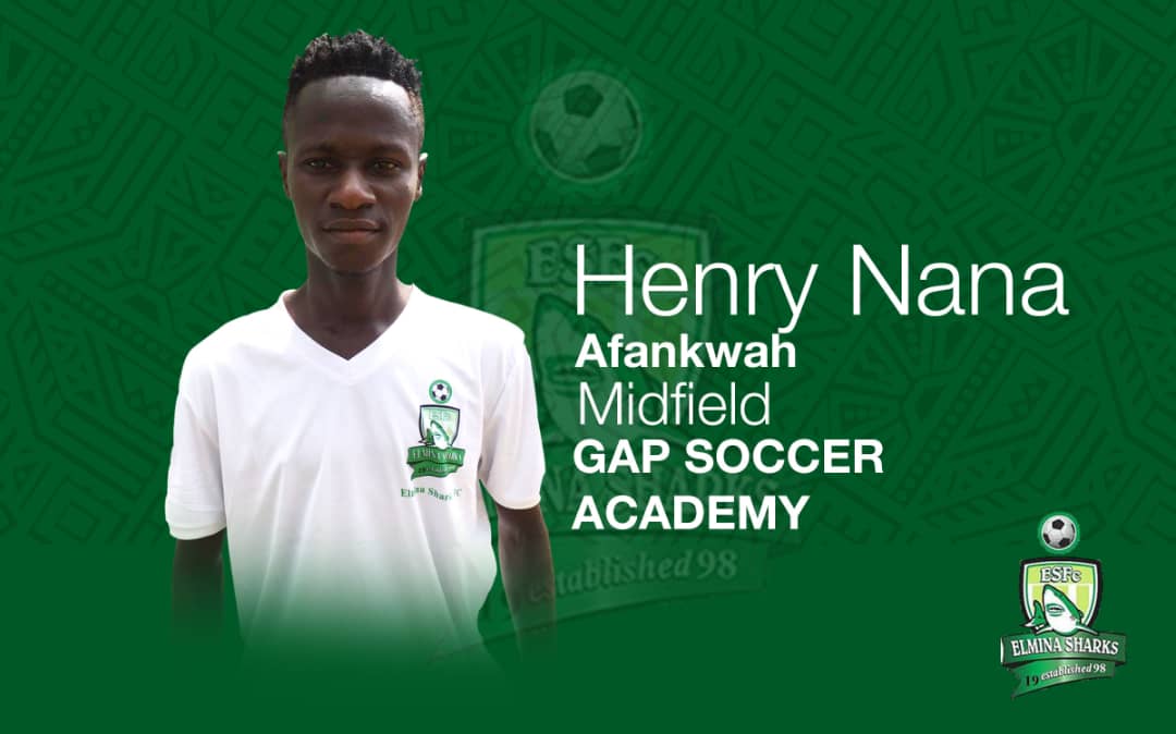 ElminaSharks's tweet photo. We can now confirm that Midfielder Henry Nana Afankwah has completed his move to @ElminaSharks.
The Midfielder is joining the Fearsome Sharks from GAP Soccer Academy.
Welcome @hen_rona
#StillFEARSOME
#BringBackTheLove
#GPL https://t.co/As3IpIjywt