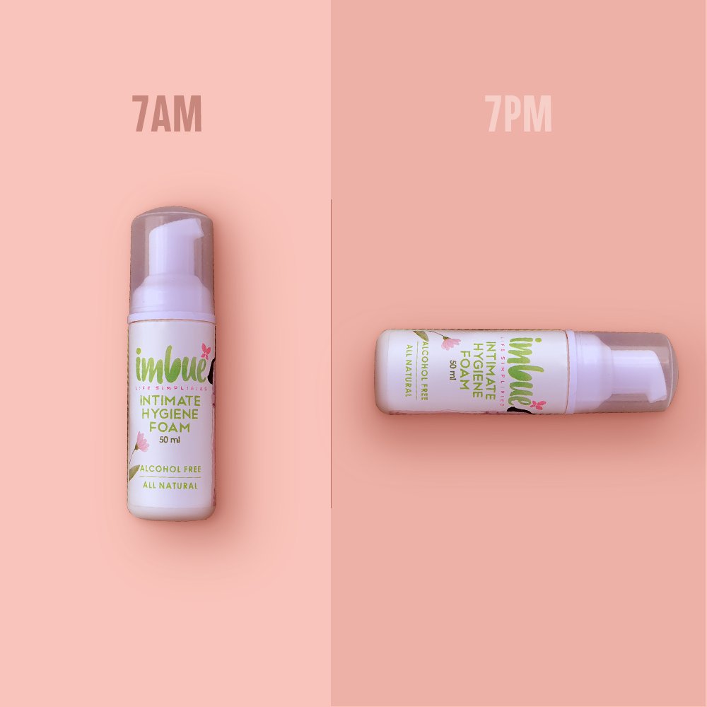 imbuenatural's tweet photo. Here’s your answer to how many times a day should you use Imbue Intimate Hygiene Wash/Foam. 
It’s all #naturalformula makes it safe to use twice a day.
 #Imbue #ImbueNatural #allnatural #womanhood #IntimateCare #naturalproduct #ChemicalFree #alcoholfree #parabenfree #vegan https://t.co/uegW3rhHTH
