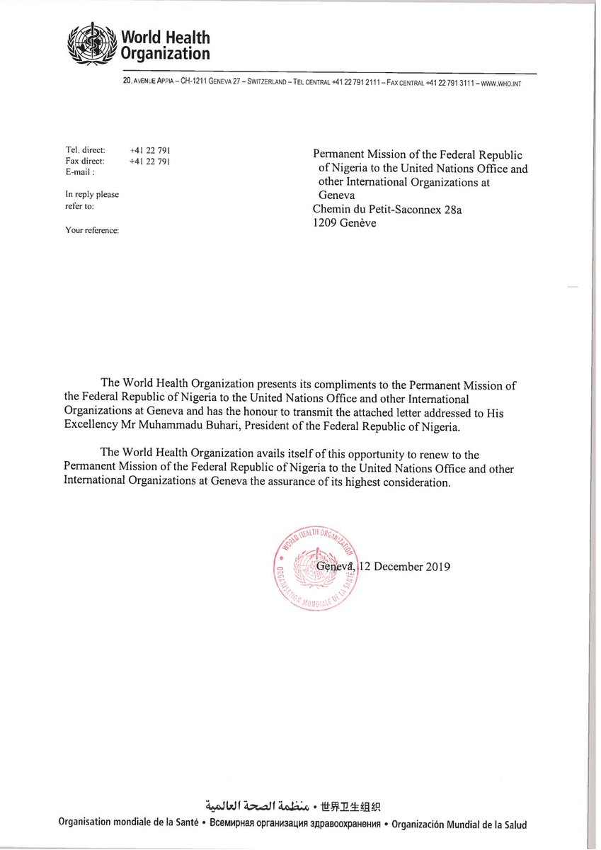 now_nigeria's tweet photo. 1. On December 12, 2019, a powerful team of global health leaders jointly signed a very   important letter with an unprecedented request (letter attached).
 #Nurses2020
#Midwives2020
#NursingNow
#NightingaleChallenge
#YearoftheNurseandMiddwife
#HealthForAll https://t.co/H7cQy6thqQ
