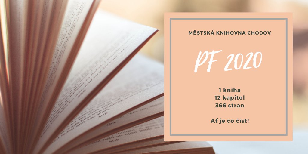 KnihovnaChodov's tweet image. #pf2020