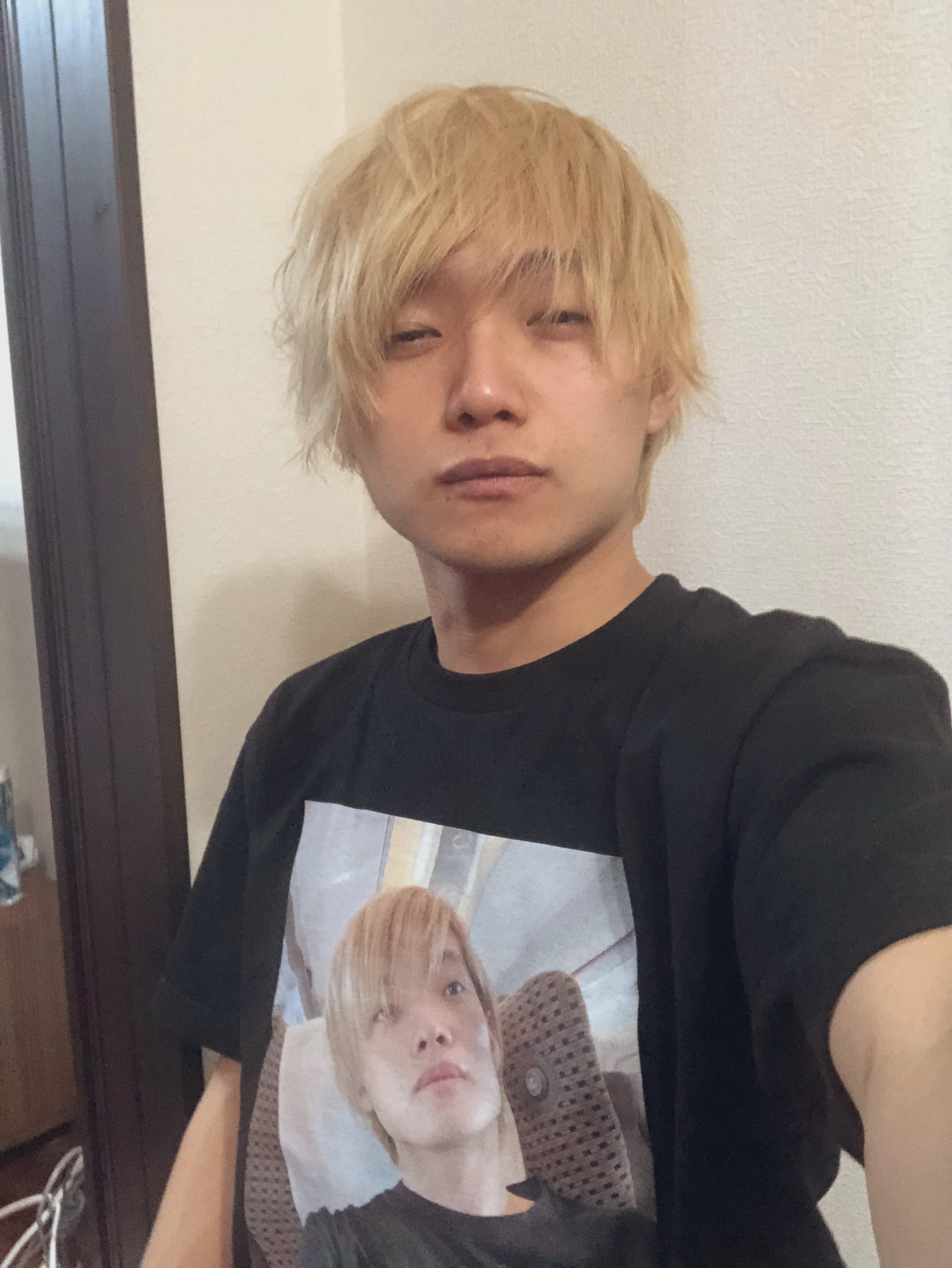 たなか(ぼくのりりっくののうよみ)顔Tシャツ