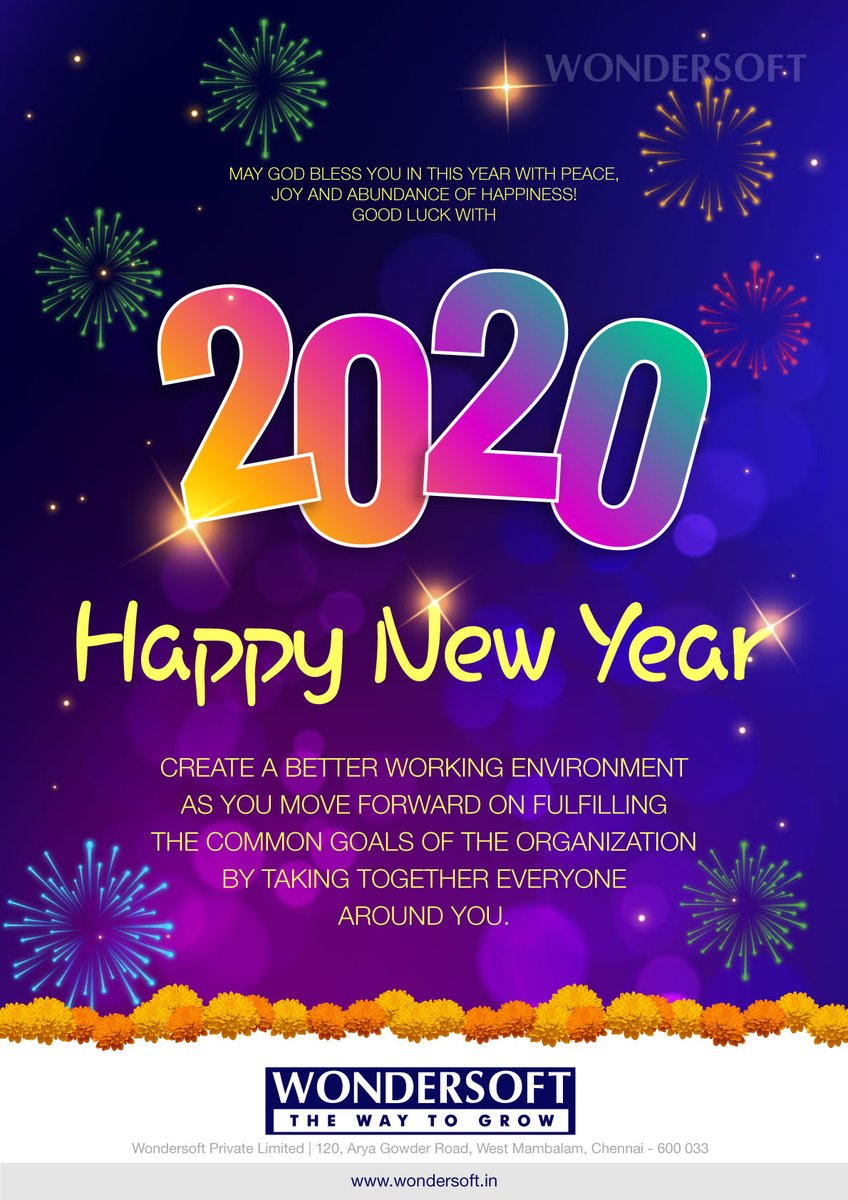 Wondersoft_POS's tweet photo. Happy New Year 2020 !! https://t.co/wpTvWbIpIU