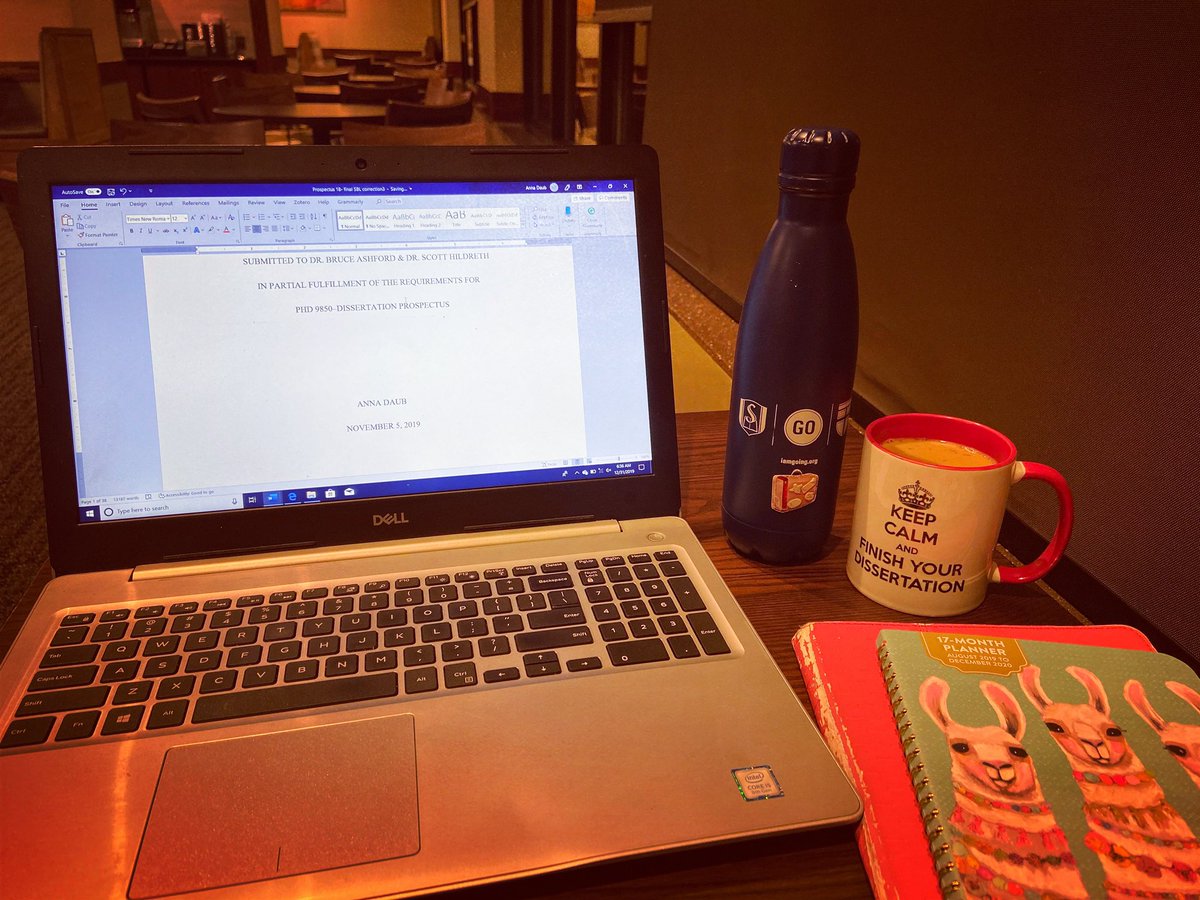 annapaulined's tweet photo. Today I took an honest look at my dissertation progress thus far and made a plan for 2020, the year of the dissertation. #APDisABD https://t.co/k7trBMQDEk