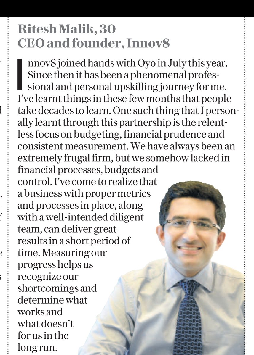 drriteshmalik's tweet image. Ending 2019 with this piece by @Mint_Lounge #newspaper on my journey from @innov8cowork to #OYOworkspaces @Swats26 #meenaganesh @ganeshk03 @PorteaMedical @Kausshal_dugarr @TeaboxInt @Cashkarocom happy 2020!