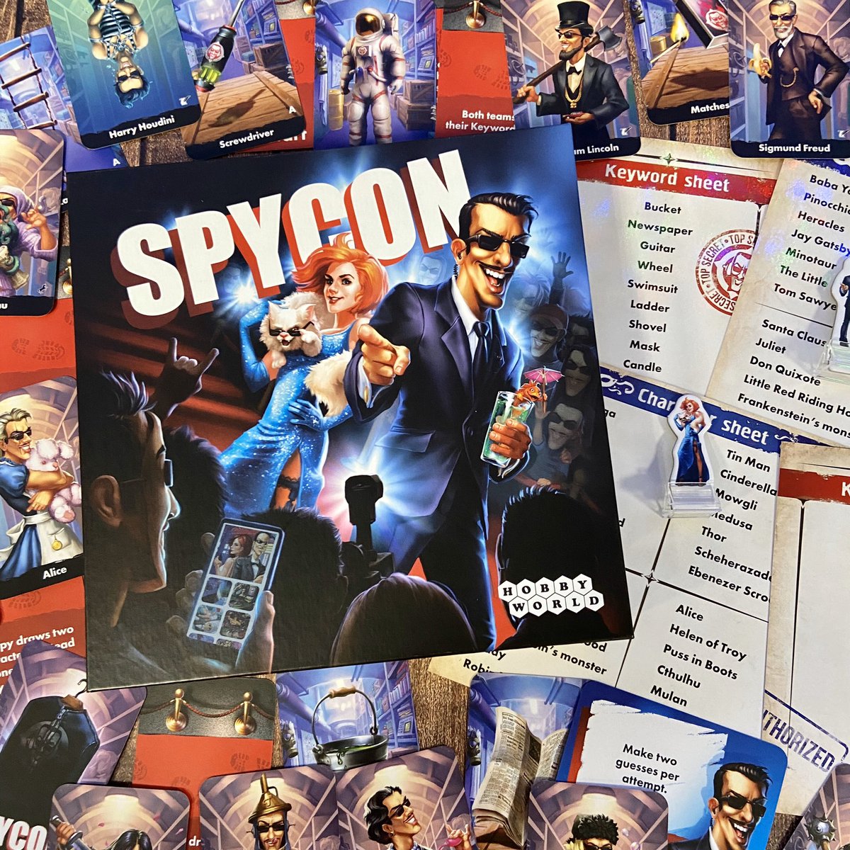 HobbyWorldInt's tweet photo. Spycon, a team-based detective party game unlike any other, is an inch from being in full swing! 😎 More info coming soon! #spycon #spyfall #standalone https://t.co/zS5nFf7e85