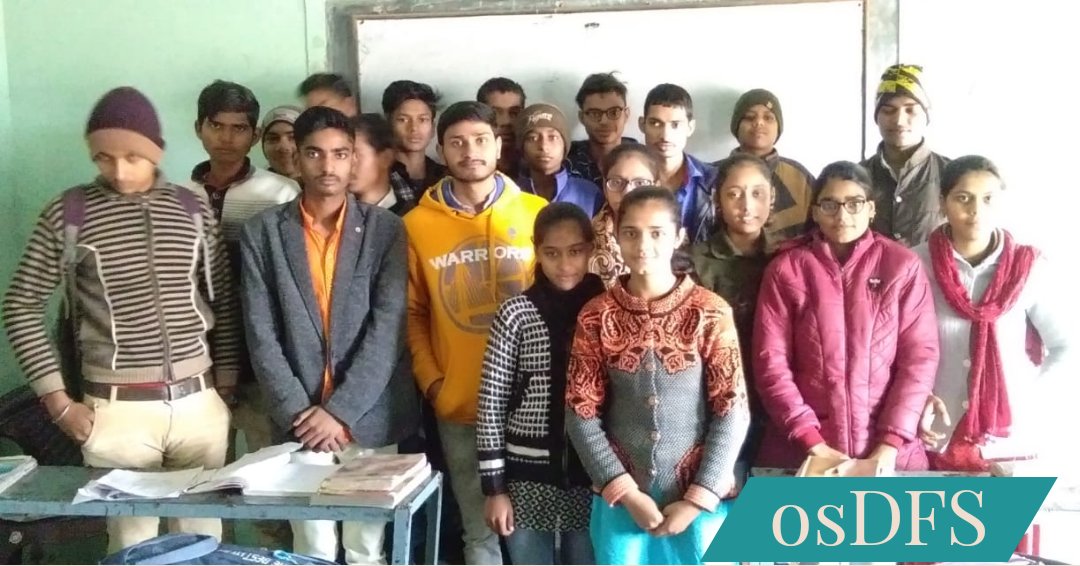 dfs_os's tweet photo. osDFS conducted workshop on Digital Electronics and Logic Gates at Lieutinent Vikram Singh Inter College, Singhpura, Jalaun, Uttar Pradesh
#osdfs #codingcommunity #code #learnIndia https://t.co/S0tYRi8mWf