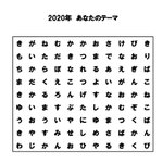 パッと目についた3つの言葉が2020年のテーマになる!何が目についた？？