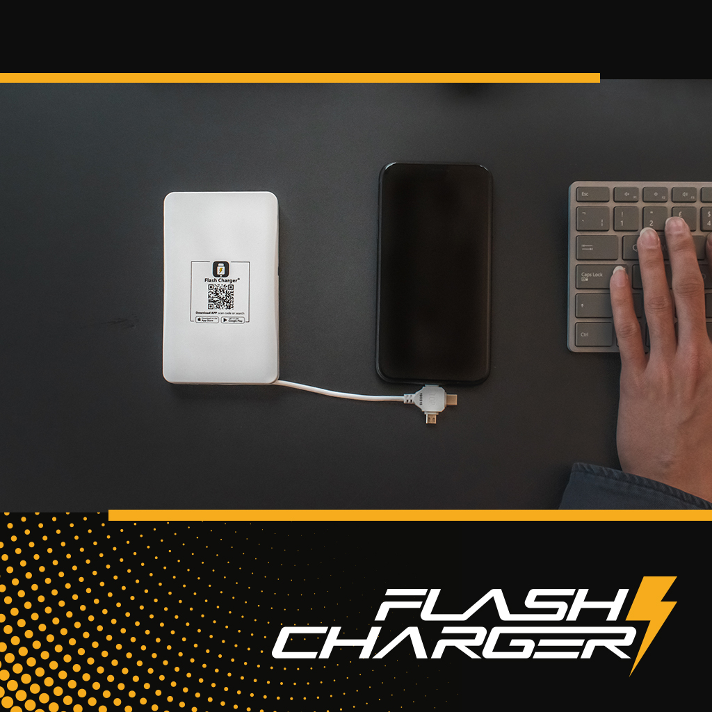 FlashCharger's tweet photo. Can't get enough of your latest @netflix series? Flash Charger keeps your battery on 100%, so you can binge all the episodes you want, even when you're nipping in and out of town. Download the app to ensure you're never left in suspense. #phonecharge https://t.co/ELwapcckMP https://t.co/tR95C1t2tq