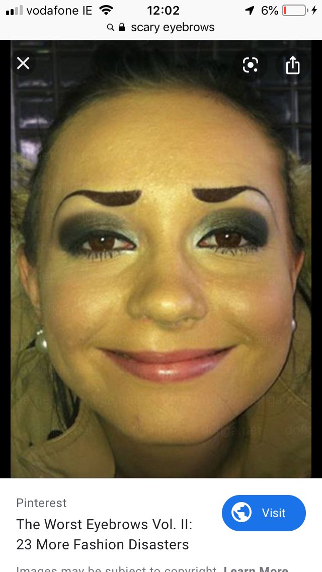 babsbear's tweet photo. Please god let #goodriddenceday2019 b the end of #scaryeyebrows https://t.co/qJn6ChYDxc