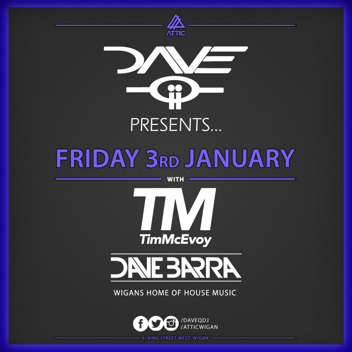 justdavethedj's tweet photo. All the Best for the New Year/ Decade... πΎπ
Iβm back in business this coming weekend... π
Friday: @AtticWigan, βDave Q Presents...β
Saturday: @LiquidOldham, Electric Avenue
#DaveQPresents #AtticWigan #LiquidOldham #HouseMusic #TechHouse #Underground https://t.co/Y1jtkgdQP8