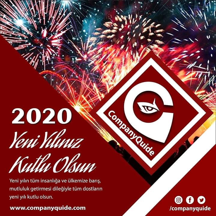 companyquide's tweet photo. #companyguide #company #happynewyear #newyears #2020NewYear #newyears2020 #newyear #yeniyil #yeniyılınızkutluolsun #MutluYıllar #Diyanet #MuesluemanNoelKutlamaz https://t.co/aCqCdfd0sZ