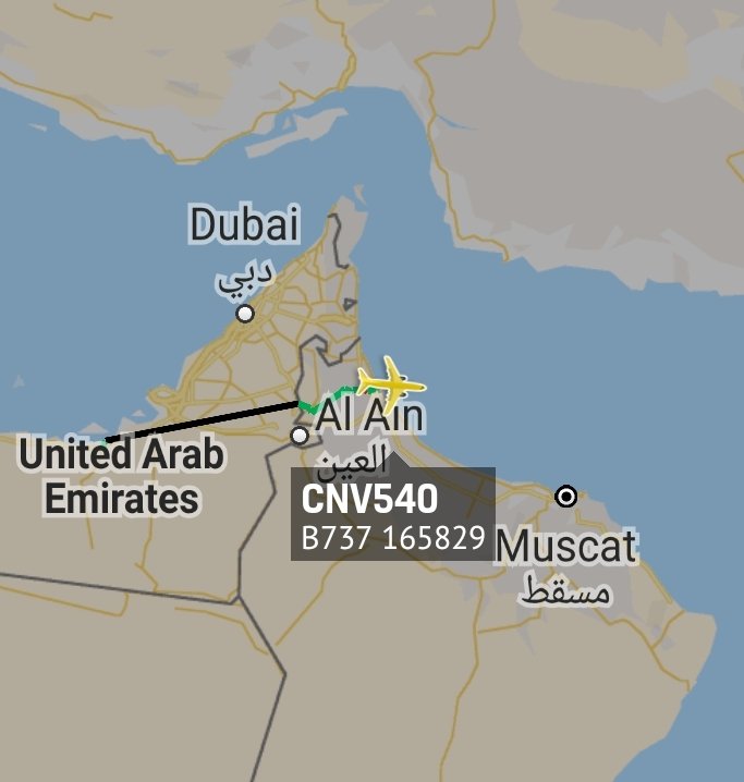 is_keelu's tweet photo. U.S Navy
Boeing C-40A Clipper 
Spotted off the coast of #Oman 

#CNV540 165829 #AE04D7 #Planespotting #Planespotter #Planespotters #RadarSpotter #Aircrafts #MilitaryAircrafts https://t.co/fc0rphUrM4