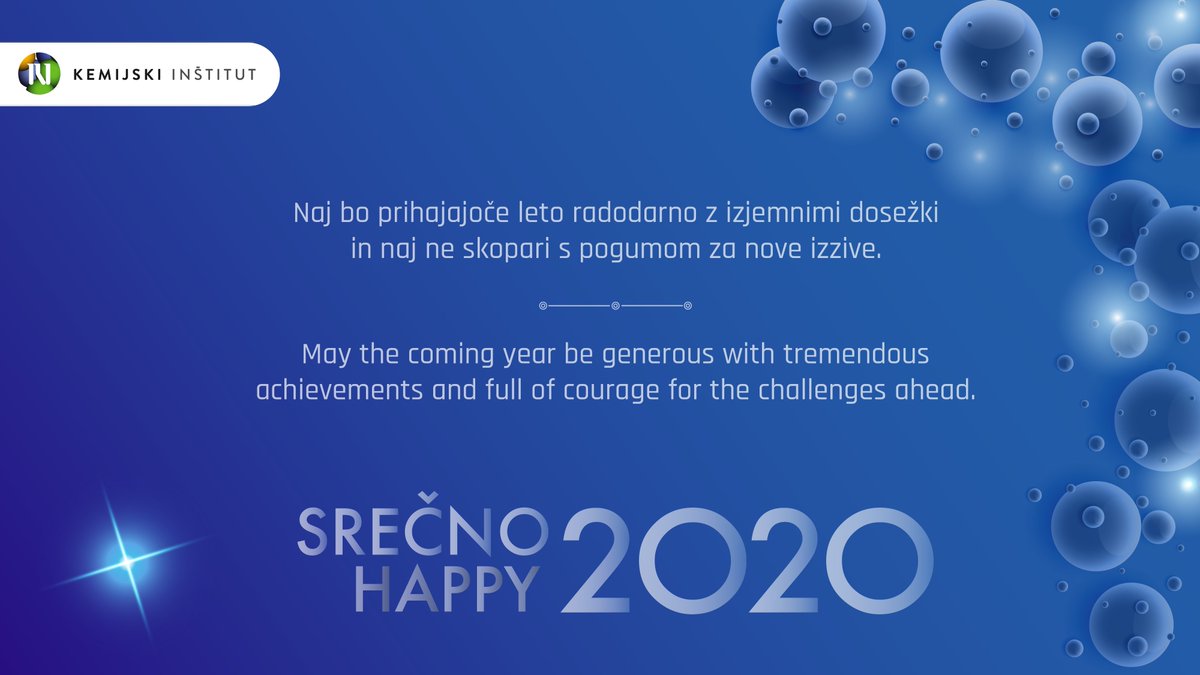 ClimateKICSI's tweet photo. Ekipa Climate-KIC Hub Slovenija vam želi prijetno silvestrovanje in vse dobro v novem letu 2020!
#happynewyear2020 #NewYearsEve #lastdayof2019 @kemijski https://t.co/J5zVmmhmf0