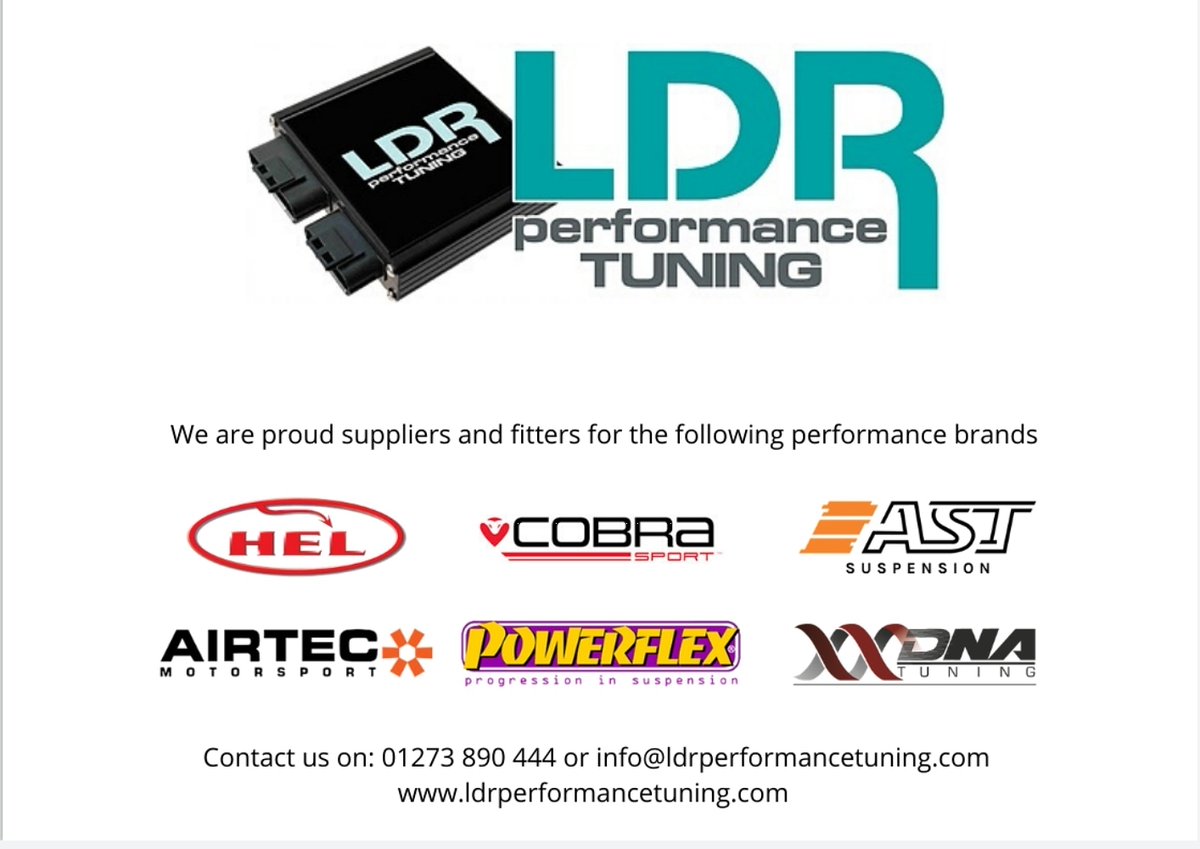 LDRTuning's tweet image. We work with the best quality performance brands. We can transform your car's power and handling. Get in touch to book your vehicle in for some fantastic offers. 
#helperformance #astsuspension #powerflexbushes #airtecmotorsport #dnatuning #cobrasportexhaust