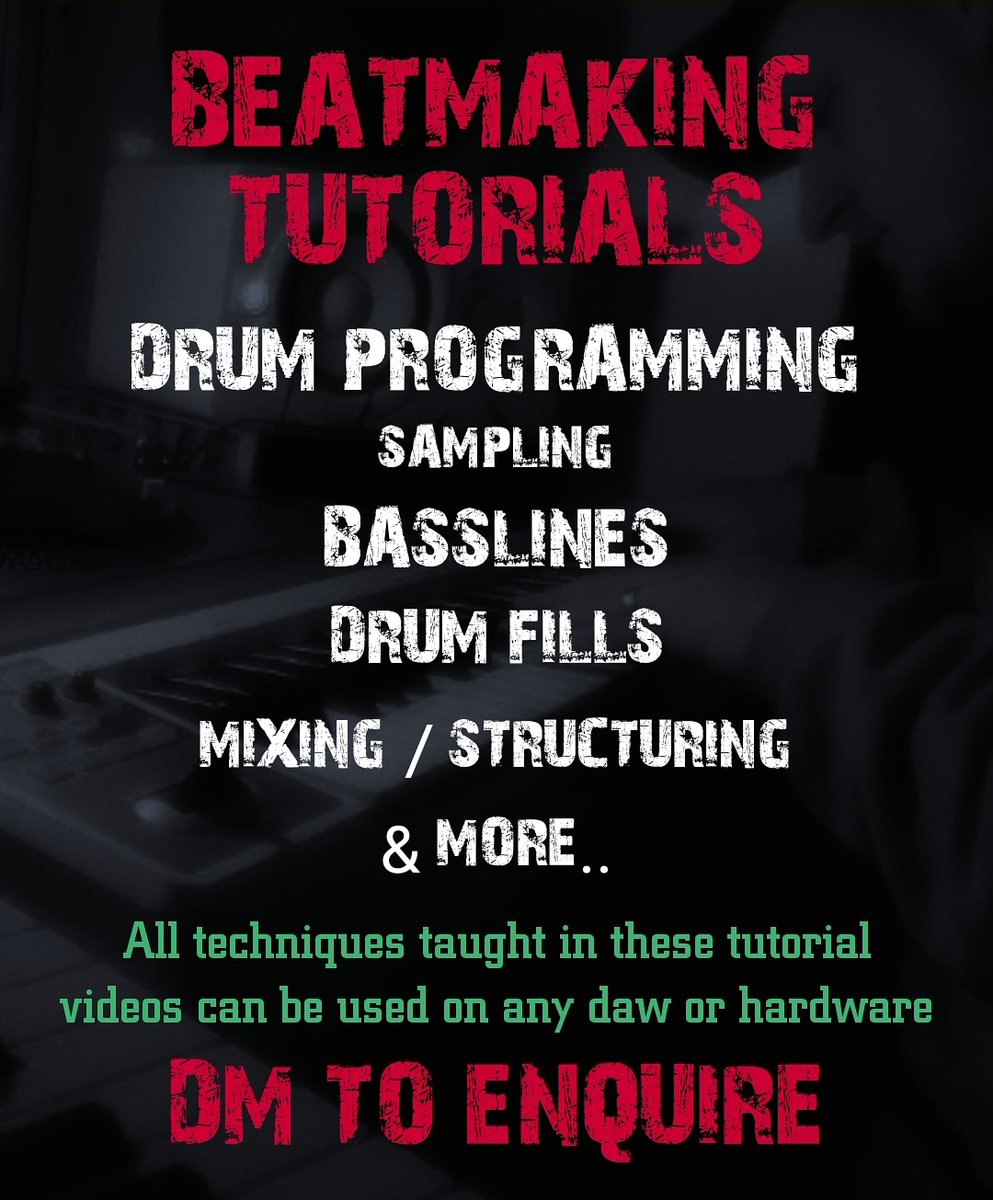 Kelzwiththaheat's tweet image. 📢📢Bundle deal : Any 2 videos + All 4 of my drum packs for JUST $100 ❗
•
•
DM FOR ALL INQUIRIES ✅✅
•
•
#kelzwiththaheat #beattutorials #beatfanatic #beatvideos #drumpack #fillcollinsv1 #beatstars #beatsforsale #producerlifestyle #yamahahs5 #birmingham #hiphop