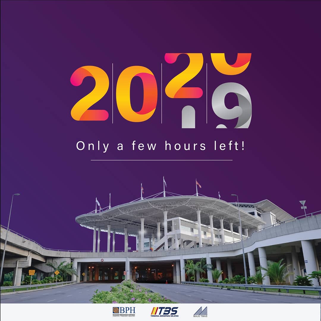 OfficialTBSBTS's tweet photo. Yay! We have a few hours left before 2020!
#terminalbersepaduselatan #tbs #busterminal #terminalbas #2020 #2020countdown https://t.co/RSSS0HrCOz