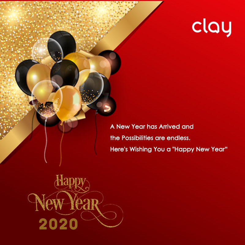 ClayTelecom's tweet image. A New Year has Arrived and the Possibilities are endless. Here's Wishing You a "Happy New Year” . 🤩🤩Happy New Year!! 

#happyNewYear #2020 #happiness #enjoy #wishes #ClayTelecom
