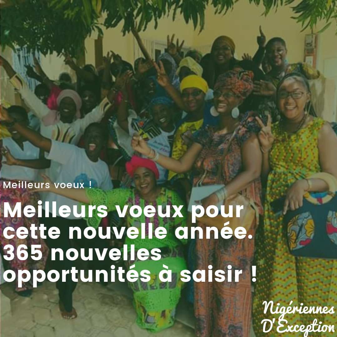 Nigériennes d'Exception vous souhaite d'excellentes fêtes de fin d'année! Encore plus de projets qui amélioreront le bien-être des femmes #Niger -iennes, c'est notre promesse pour #2020 #womenempowerment #2020Vision