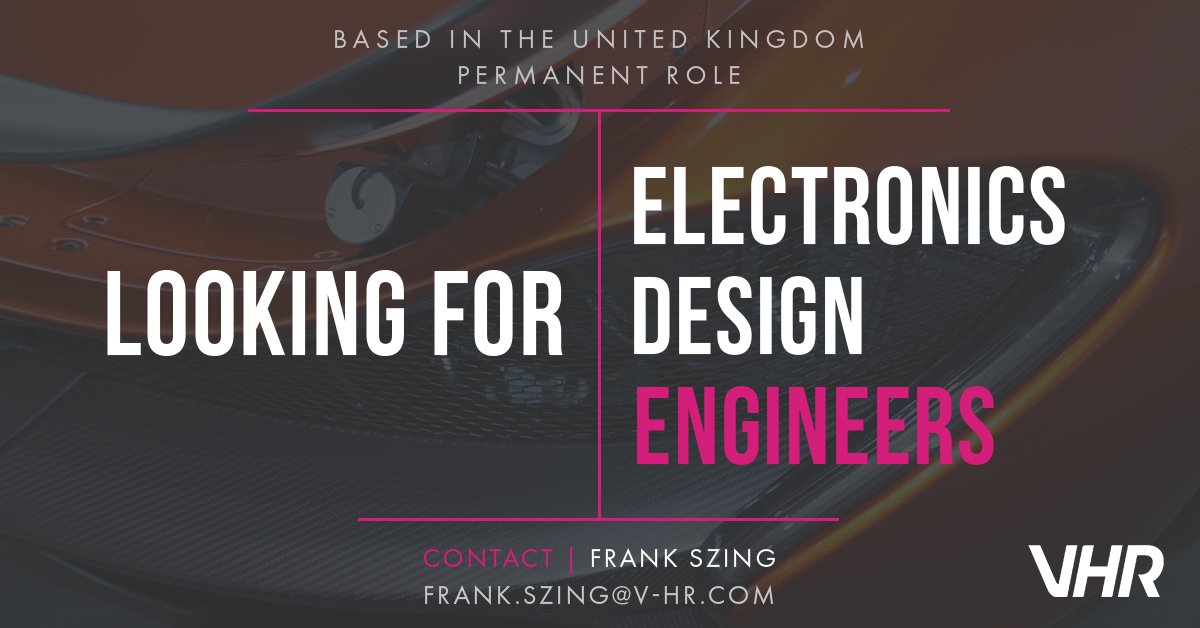 VHRofficial's tweet image. NEW JOB ALERT: #ElectronicsDesignEngineers. Email our #Recruitment #Specialist at Frank.Szing@v-hr.com for more information or take a look on our jobs page - bit.ly/39sC9Sq #Jobs #Career #Work #JobSearch #UK *Must hold the right to live and work in Europe*