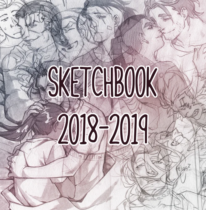 hey there! i put my finished sketchbook on gumroad :D
it's 150 pages and only 5 bucks! (you can give more but 5€ is the base price uwu)
i would be very happy for every purchase and also hope that looking through it may inspire some people &lt;3

⫸ https://t.co/n7VnHTe276 ⫷ 