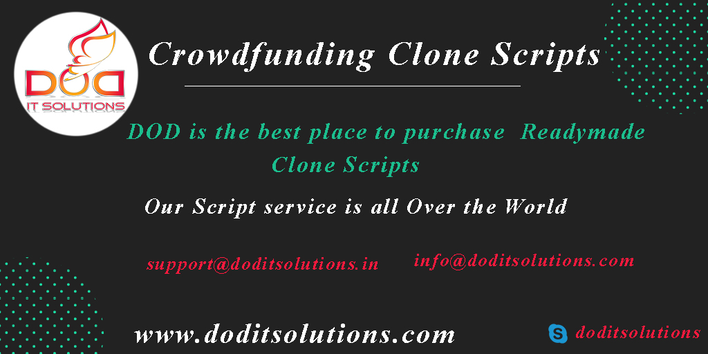 Dod_itSolutions's tweet image. #Crowdfunding_Clone_Script , #Fundriser_Clone_Scripts ,
#Readymade_Clone_Script , #DOD_IT_Solutions , @Dod_itSolutions  ,@dodit_solutions 
For more : doditsolutions.com
