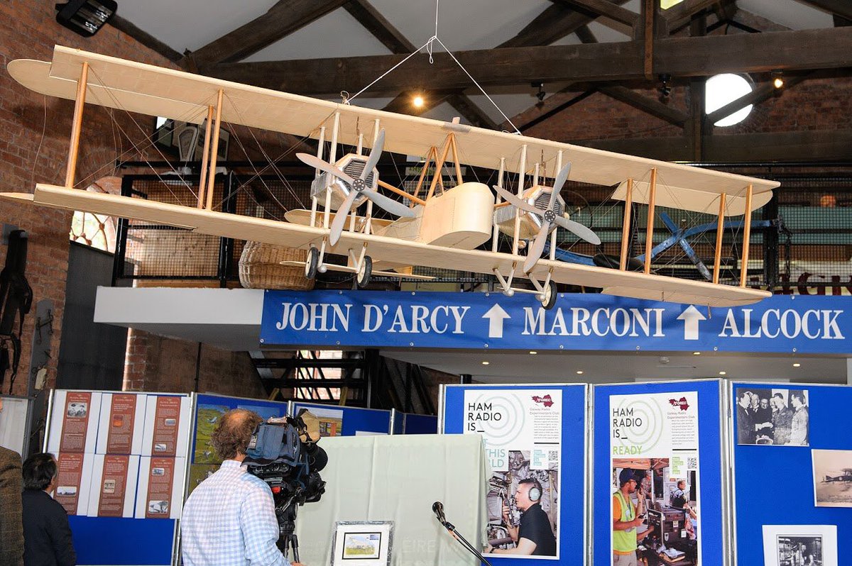 AranConnemara's tweet photo. Look back: 10 photos from ‘ Alcock and Brown 100 ‘ the Centenary in June 2019 in #Connemara of the 1st non stop transatlantic flight by Alcock and Brown #alcockandbrown100 #marconi #WildAtlanticWay #aranconnemara #marconialcockandbrown #alcockandbrown https://t.co/TVabMzSJXI