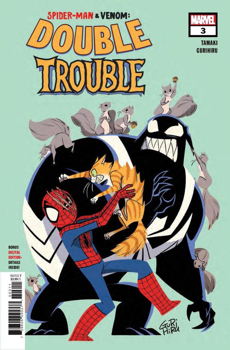 TheBigBang_'s tweet photo. Out this #NCBD! 

SPIDER-MAN &amp; VENOM: DOUBLE TROUBLE #3!

By @marikotamaki, @Gurihiru, @TravisJLanham, #AdamDelRe, @DannyKhazem, @EDevinLewis and @nick_lowe_ https://t.co/tMq8RwYdZE
