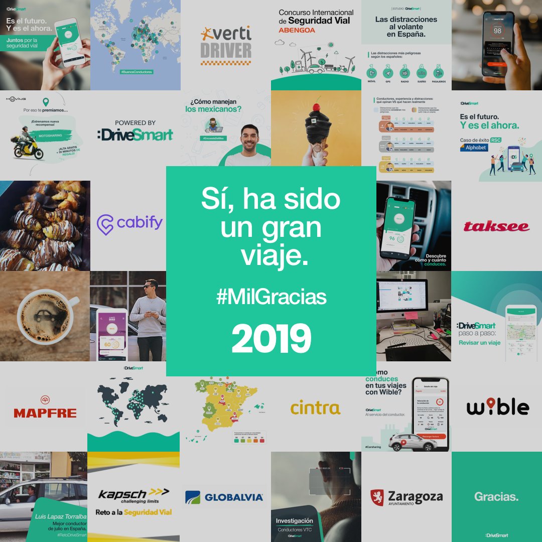 DriveSmartES's tweet photo. Sí, el viaje ha sido inolvidable. A todos los que lo habéis hecho posible y lo habéis compartido con nosotros: GRACIAS. 🙌
Ha sido un gran viaje.  #FelizAno #MilGracias #BuenosConductores https://t.co/20O3zStsLh