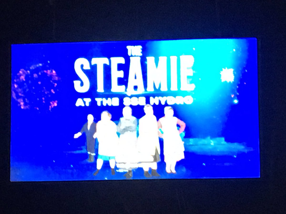 IanMWelsh's tweet photo. Great to be at @TheSSEHydro  for  @TheSteamiePlay and remembering the washhouse at the Glenburn miners’ rows in Prestwick @PwkSeafront @disayrshire @ChristinaNaismi @GlasgowMakes @GlasgowMake https://t.co/rowvGbIjEQ