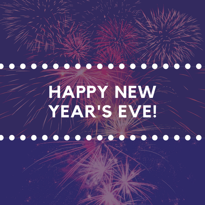 Happy New Year’s Eve! We’re hoping you have a happy (and safe!) holiday 🎉 #newyearseve #happynewyear