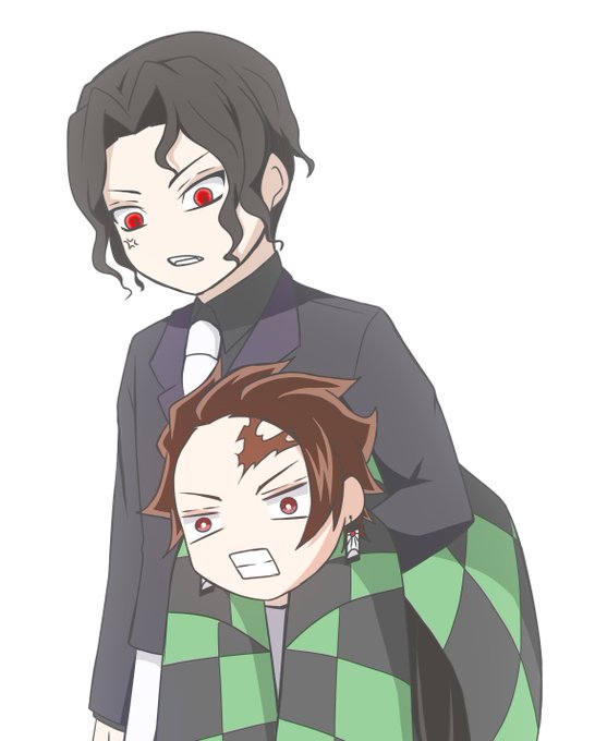 槐(さいかち)さんがTwitterに投稿した鬼舞辻無惨(鬼滅の刃)のイラスト。