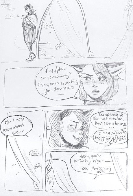 Short Catradora comic of my favourite lesbian diplomats a few years after the war ?

#catradora 