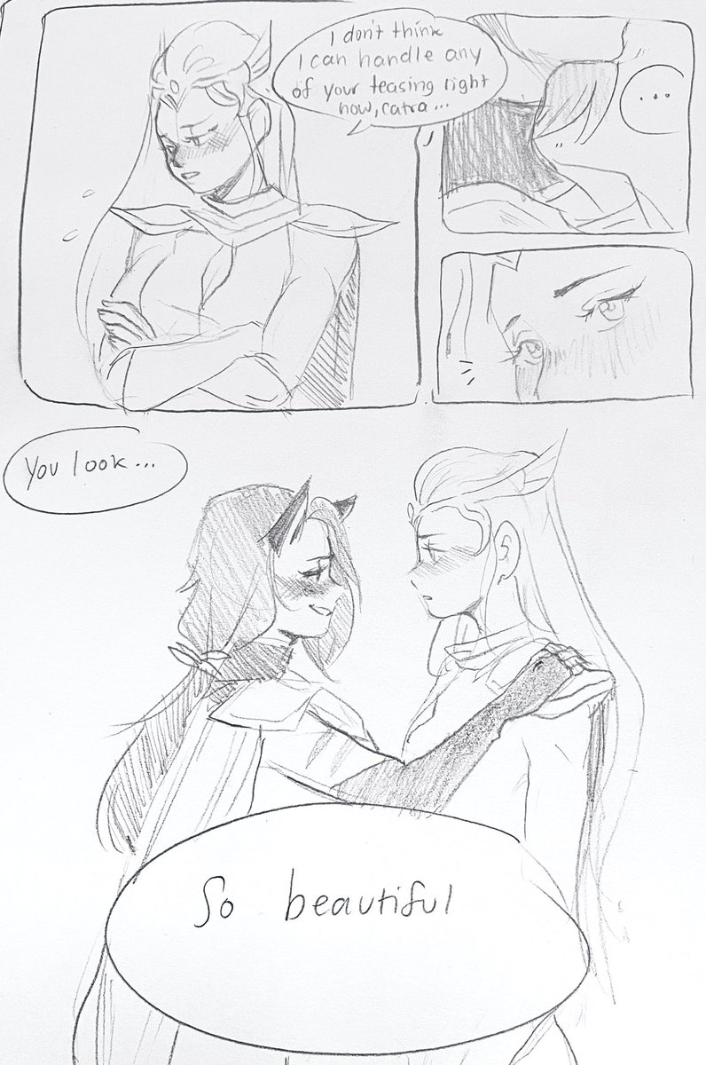 Short Catradora comic of my favourite lesbian diplomats a few years after the war ?

#catradora 