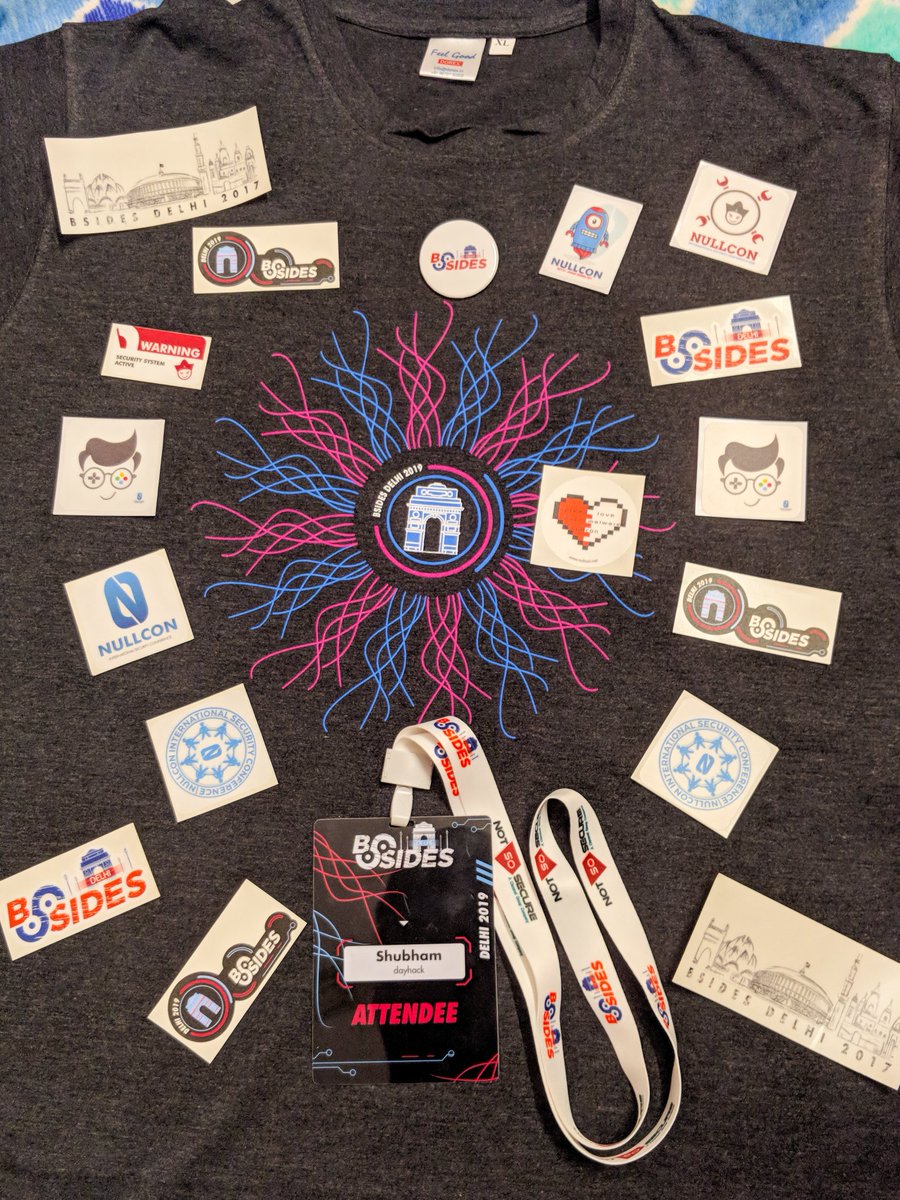 shubhamgautam's tweet photo. TB Bsides Delhi.
Pictures i found that i didn't posted π
π¬
Well, it was a great time.
@ThomLangford @L_AGalloway
Thanks to @ankit_appy @pratul_anand
#pendingPOST #2019
#bsides #bsidesdelhi
#security https://t.co/0RQlyo160R