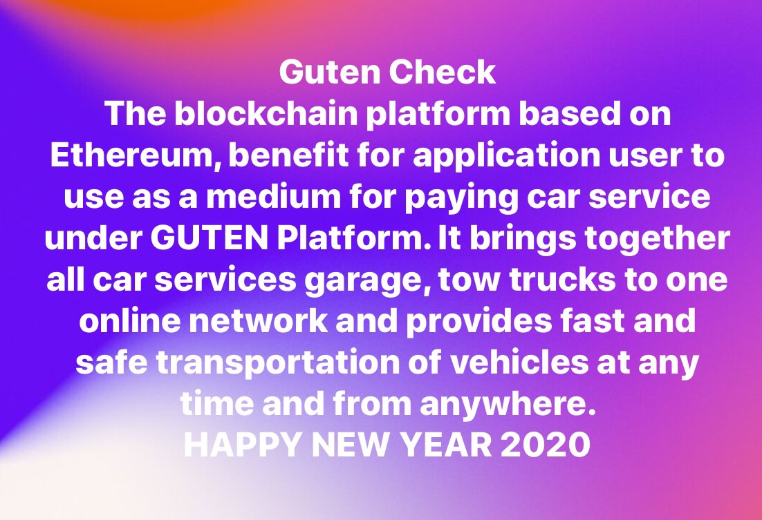 Guten Blockchain tweet media