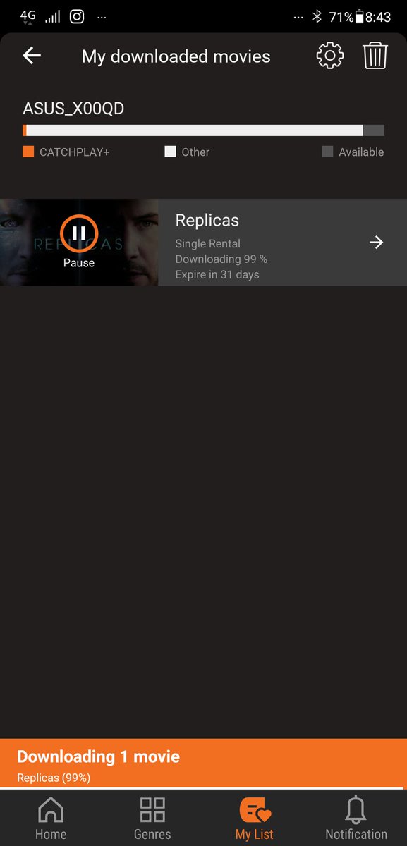 adhyt34's tweet image. Jadilah saya korban gratisan #catchplay dan mencoba download untuk ditonton nanti, dari jam 7 sampe skrg 99% . Aku harus bagaimanaaaaa ?