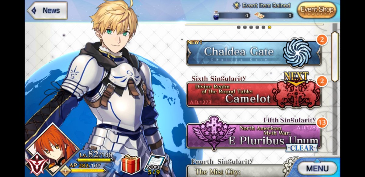 Now at Lvl. 82 haha. This is the most dedicated and intense I have been towards a mobile game.  ALL FOR ULTIMATE HUSBANDO ARTHUR PENDRAGON Now, need to farm those Medal of Knight to ascend him   #shiikaplaysfgo