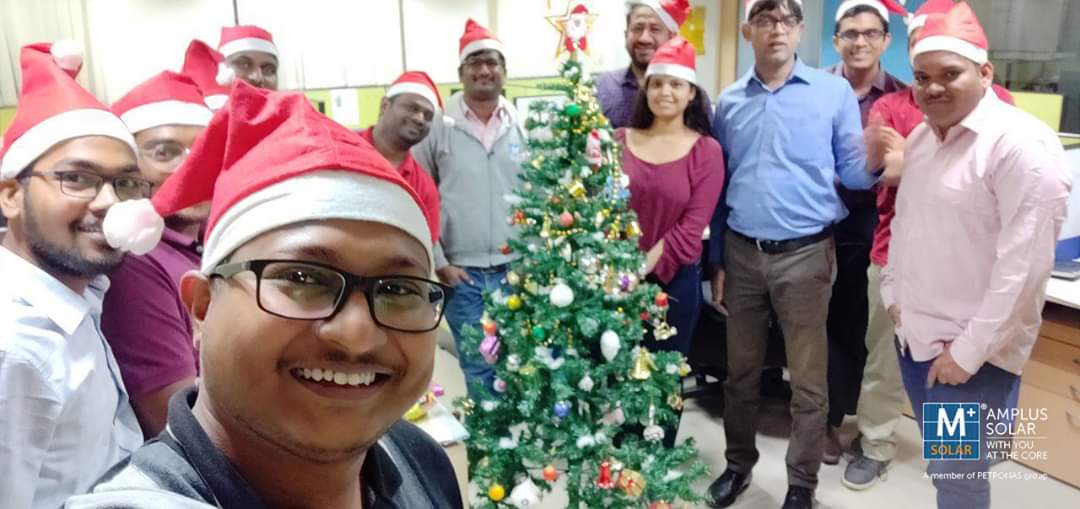 amplussolar's tweet photo. From our #Amplus family to yours, wishing you all a happy, healthy and a magical 2020.
#BestPlacetoWork #LifeAtAmplus #Christmas2019 #Glimpses #Celebration #NewYear #NewYear2020
#Christmas #NewYearsEve #NewYearEve #happynewyear2020 #HappyNewYear #Happy2020 #Goodbye2019 https://t.co/TooWtwaJIh