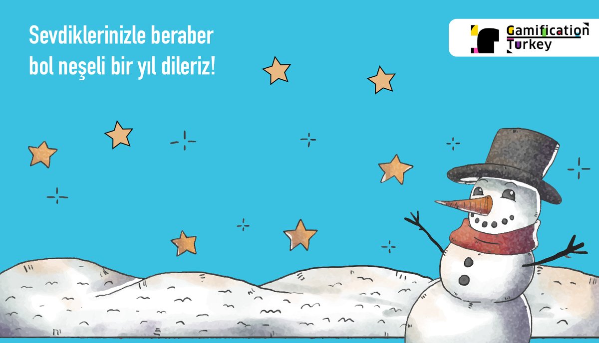gamification_tr's tweet photo. Sevdiklerinizle beraber bol neşeli bir yıl dileriz!
#GamificationTurkey #Gamification #Oyunlastirma https://t.co/VMLDrstQu7