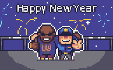 CreativeHandOf's tweet photo. Nesse ano novo todos se unem para comemorar o tanto de Hambúrgueres que eles podem comer. 🍔
Até o próximo ano e boas festas!
#maketheburger #HappyNewYear #happynewyear2020 #2020NewYear #burger #creativehand #pixelart #gamedev #indiegame #indiedev https://t.co/cE0wCNoKWF