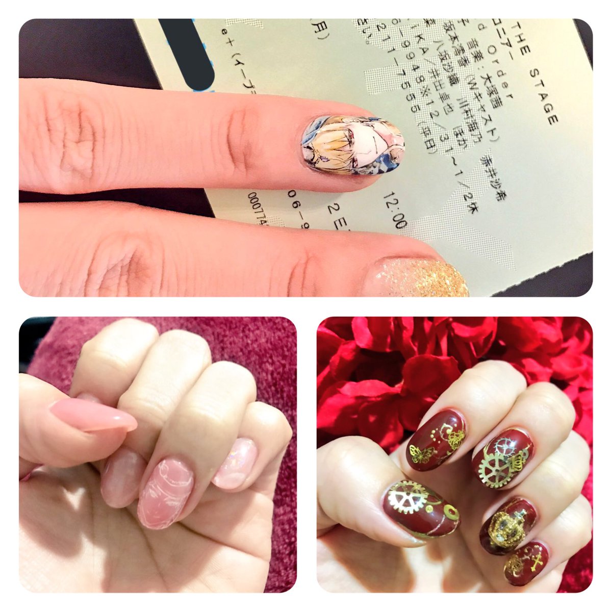 ともき 19年ネイルまとめ 転職活動時シンプルは撮ってなかったー キャスギル 宗くん ヴァ クレライ 四天 おまかせ おまかせ Tkライブ シャイシーつなぴ つなぴ誕 次は何してもらお