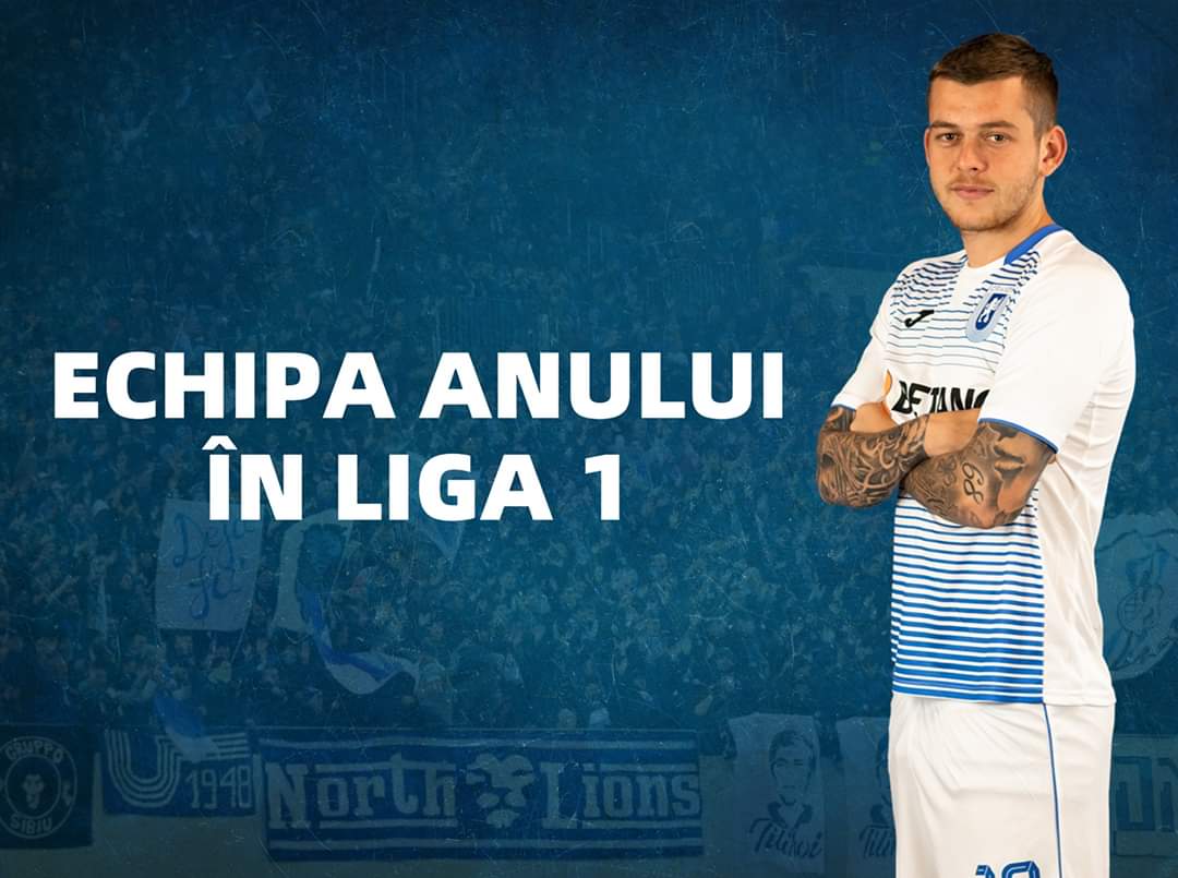 OfficialUCV's tweet photo. 🔝Alex Cicâldău, inclus în cel mai bun prim „11” din Liga I în anul 2019, conform analizei tebon.
#AlexCicaldau10
#EchipaAnului
#TeBon https://t.co/lqJFO7P6kx