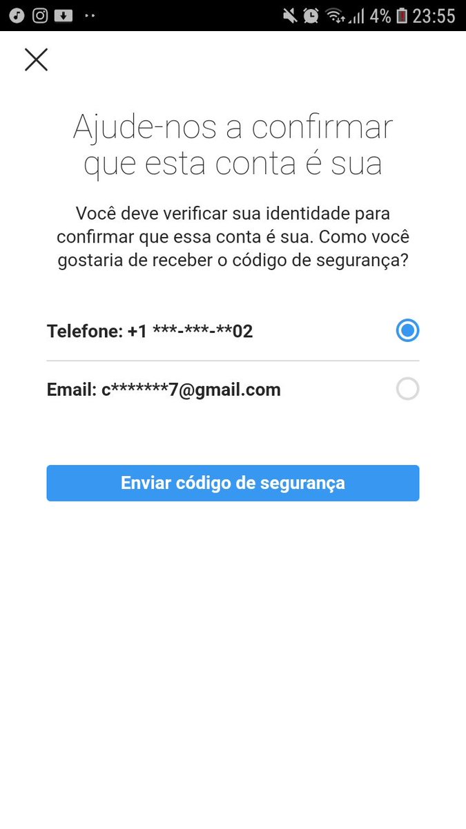 cicerotomazof's tweet photo. 10 dias eu estou sem conseguir entrar na minha conta no Instagram  😑 #devolveminhaconta @instagram  #FixYourAppInstagram  vai para um email e um número que nunca nem vi na minha vida, já mudei umas 50 vezes a senha https://t.co/hWKRjCmhJw