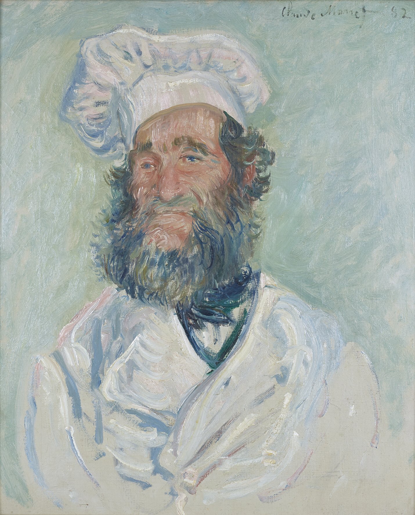 Historia del Arte on Twitter: "“El Chef” es un óleo sobre lienzo realizado por Claude Monet en 1882. Es un retrato del Chef Père Paul.… "