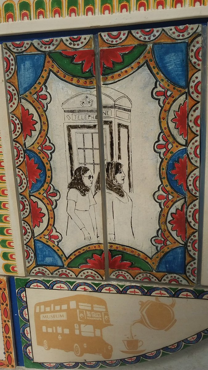 Joseamey's tweet photo. #TilesonTuesday Contemporary tiles by Nehal Aamir 'Place and Identity' on display at the British Ceramics Biennial in Sept/Oct. #BCB19 #Stoke https://t.co/xk3CSVLXtB