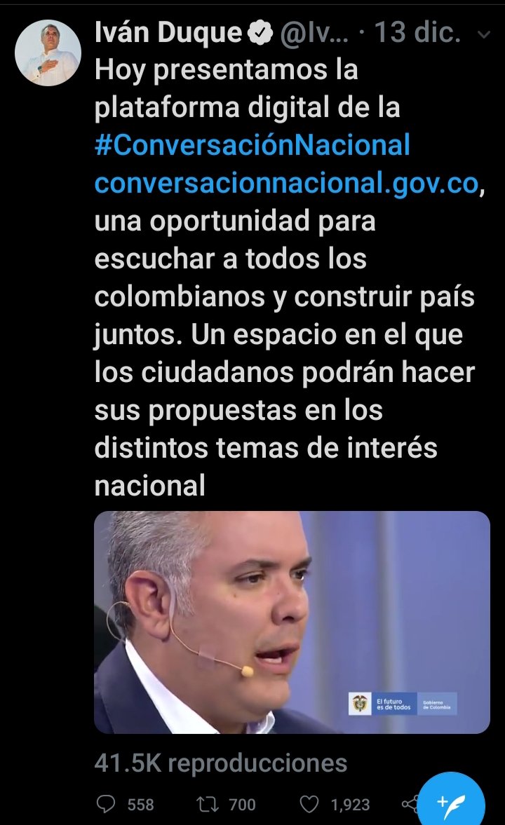 MiremosaVer's tweet image. #ConversaciónNacional y #ConéctateConDuque fueron creados a las carreras para intentar atajar y restarle importancia al #ParoNacional. ¿Sabe alguien si continuaron, si continúan o fueron sólo flor de un día para silenciar la inconformidad de un país?